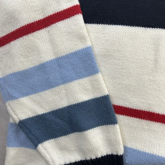 Vtg Southpole Sweater Mens XL Mock Turtleneck Striped Multicolor 90s Y2k Hip Hop - Picture 4 of 11